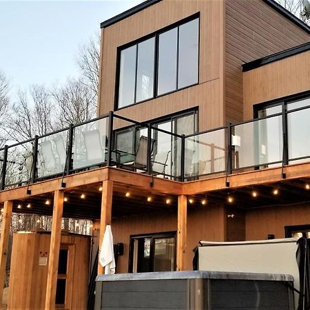 Chalet Serenity - Mont Tremblant Ski - Spa Sauna Wifi Tv Privet Chic Modern House Villa La Conception Exteriör bild