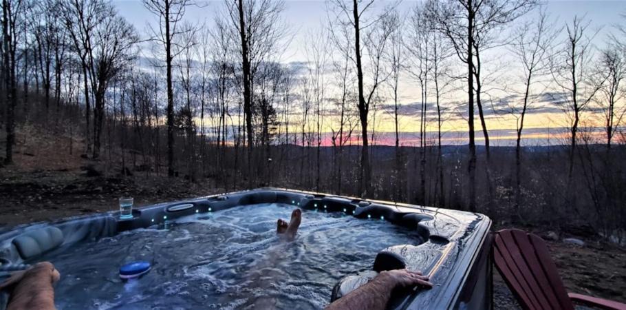 Chalet Serenity - Mont Tremblant Ski - Spa Sauna Wifi Tv Privet Chic Modern House Villa La Conception Exteriör bild