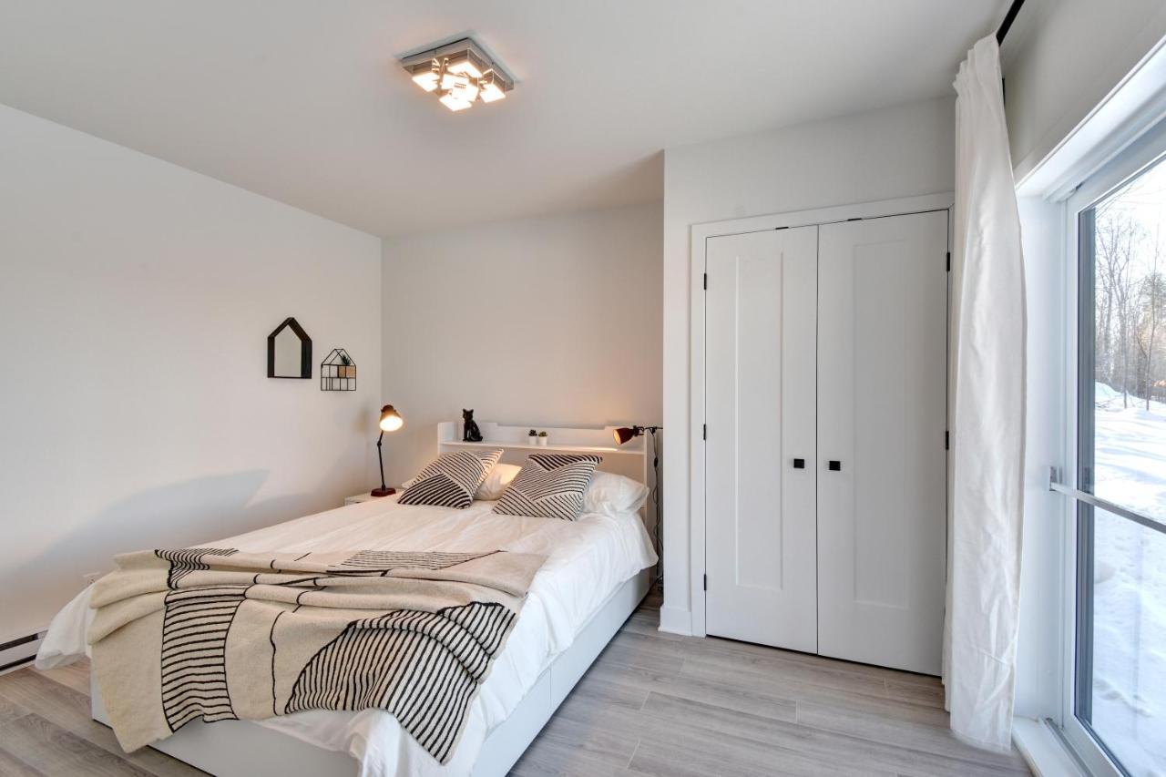 Chalet Serenity - Mont Tremblant Ski - Spa Sauna Wifi Tv Privet Chic Modern House Villa La Conception Exteriör bild