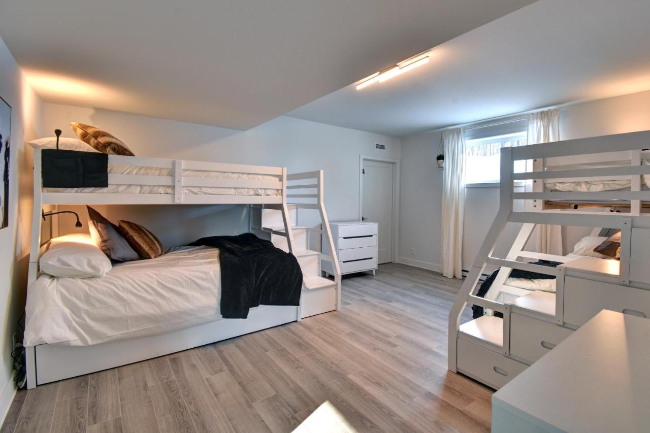 Chalet Serenity - Mont Tremblant Ski - Spa Sauna Wifi Tv Privet Chic Modern House Villa La Conception Exteriör bild
