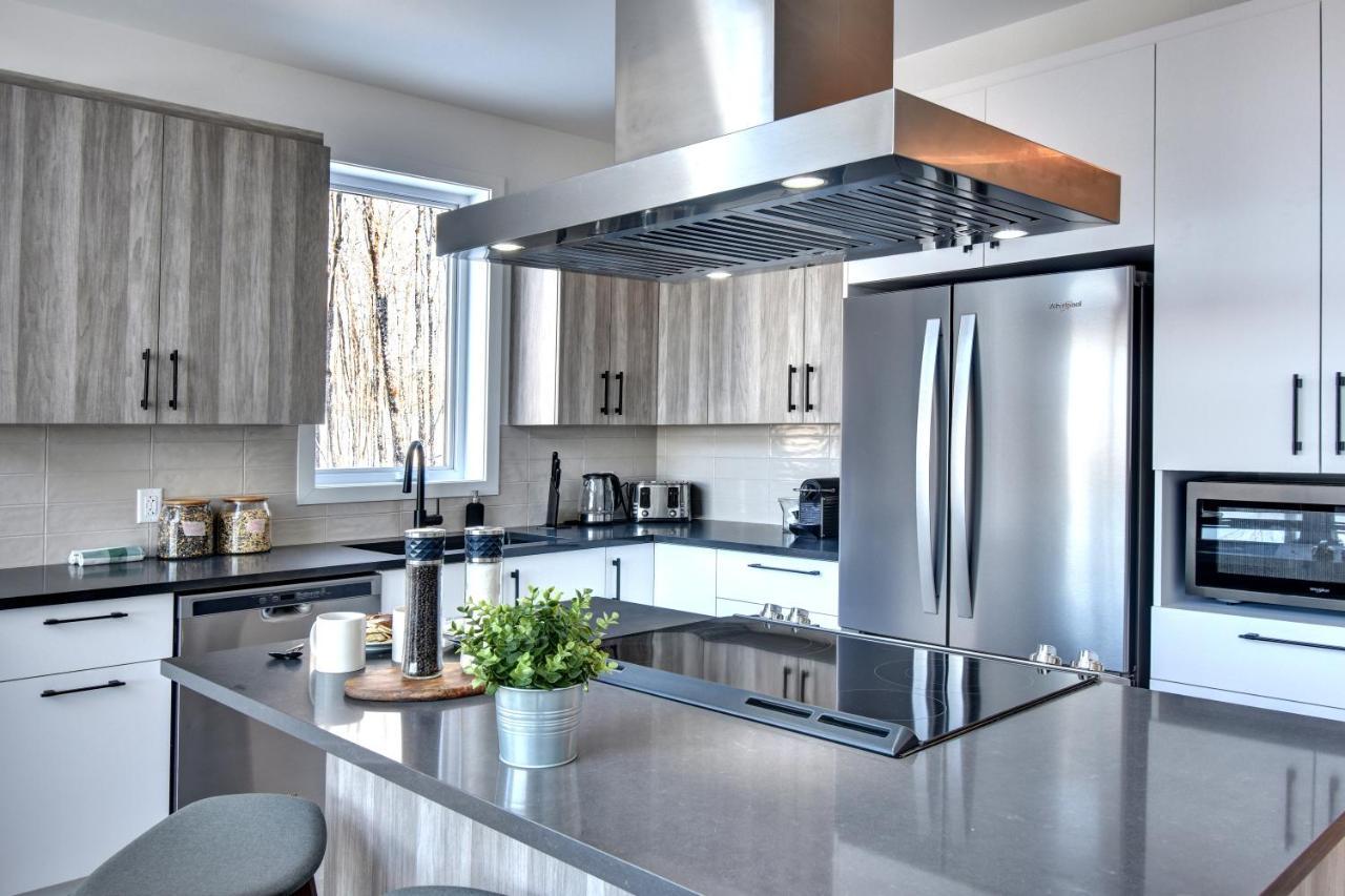 Chalet Serenity - Mont Tremblant Ski - Spa Sauna Wifi Tv Privet Chic Modern House Villa La Conception Exteriör bild