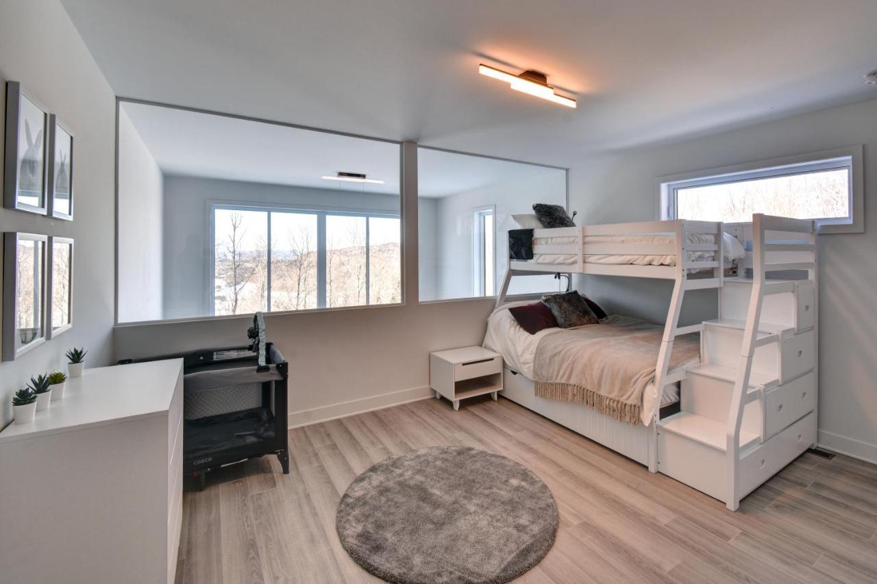 Chalet Serenity - Mont Tremblant Ski - Spa Sauna Wifi Tv Privet Chic Modern House Villa La Conception Exteriör bild