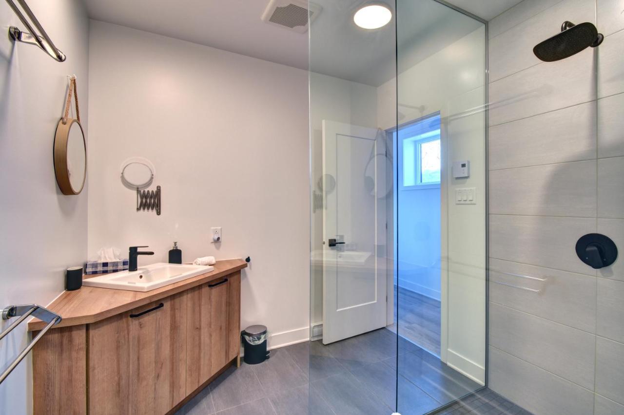 Chalet Serenity - Mont Tremblant Ski - Spa Sauna Wifi Tv Privet Chic Modern House Villa La Conception Exteriör bild